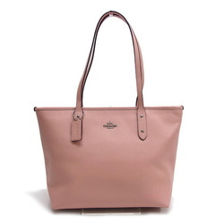 Coach City Zip Tote in Light Pink Leather