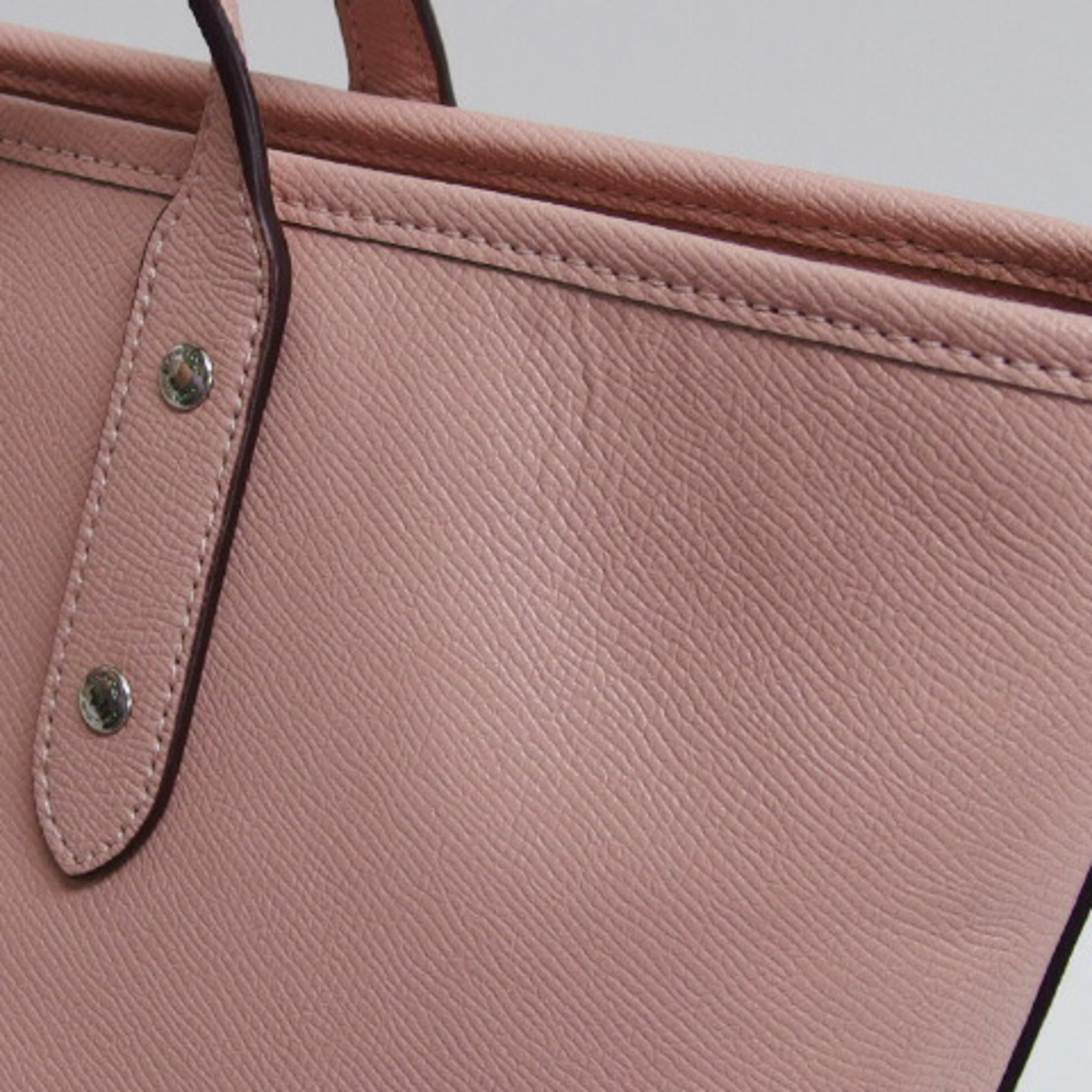 Coach City Zip Tote in Light Pink Leather