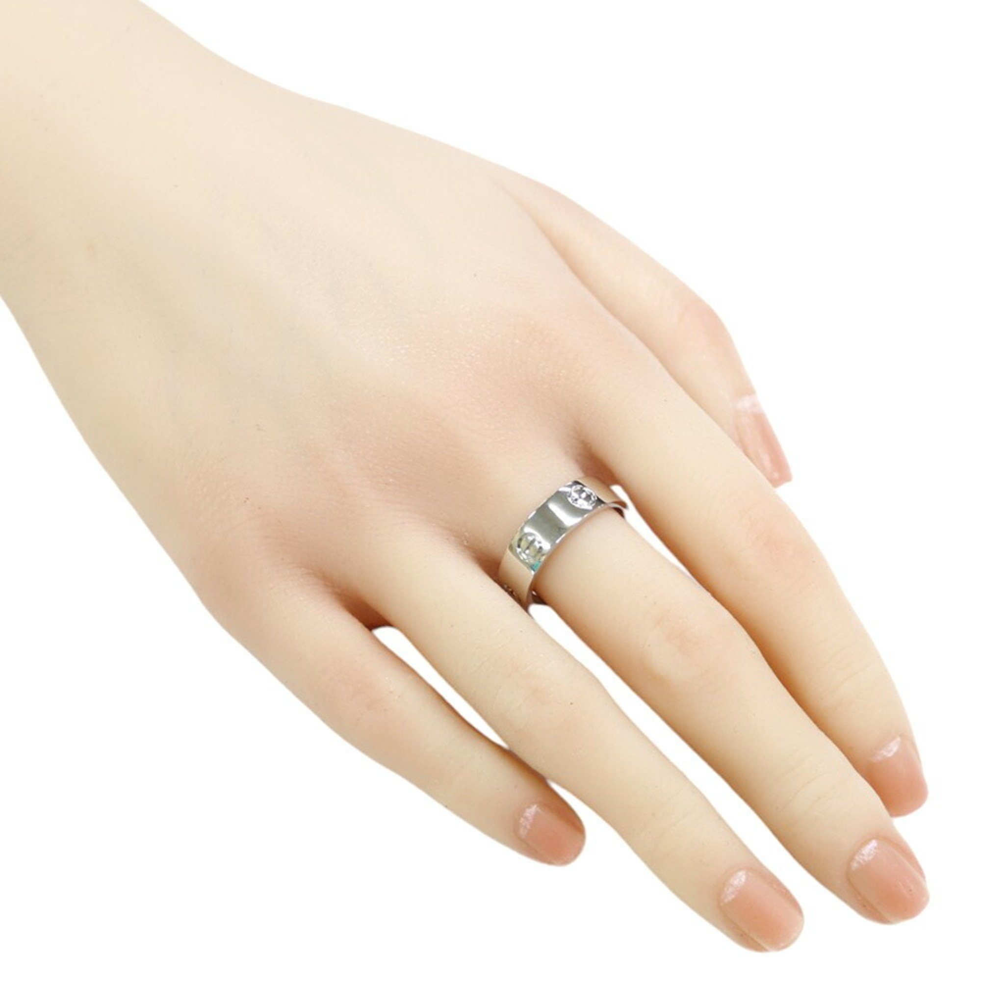 Cartier Love Ring, Size 17, 18K, Unisex, CARTIER