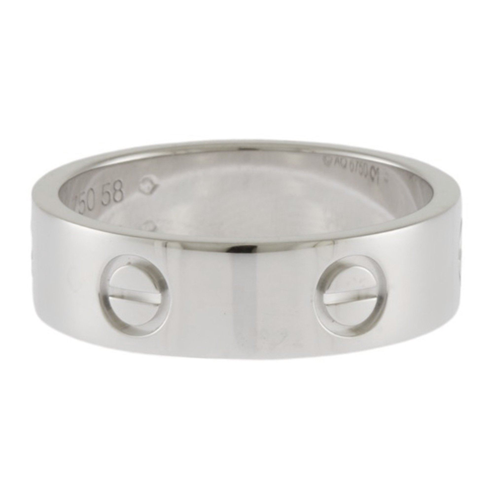 Cartier Love Ring, Size 17, 18K, Unisex, CARTIER