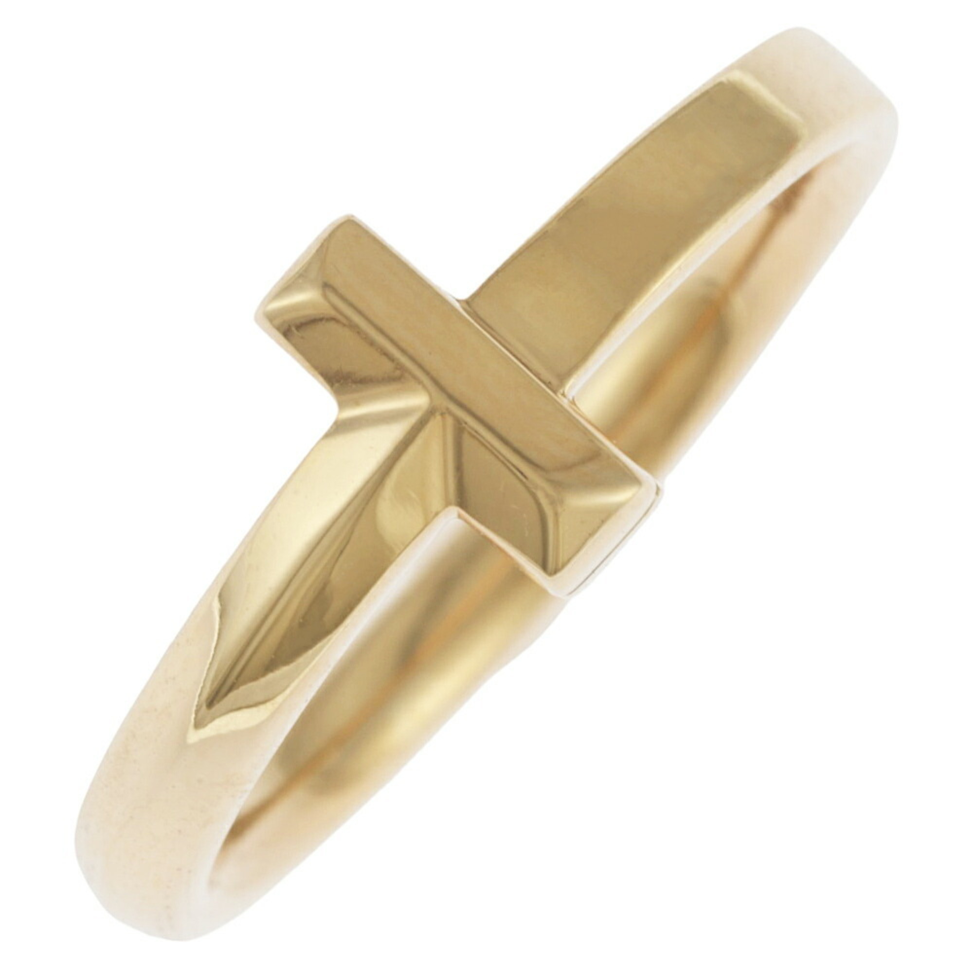 Tiffany TT One Ring, Tiffany, size 12, 18k gold, women's, TIFFANY & Co.