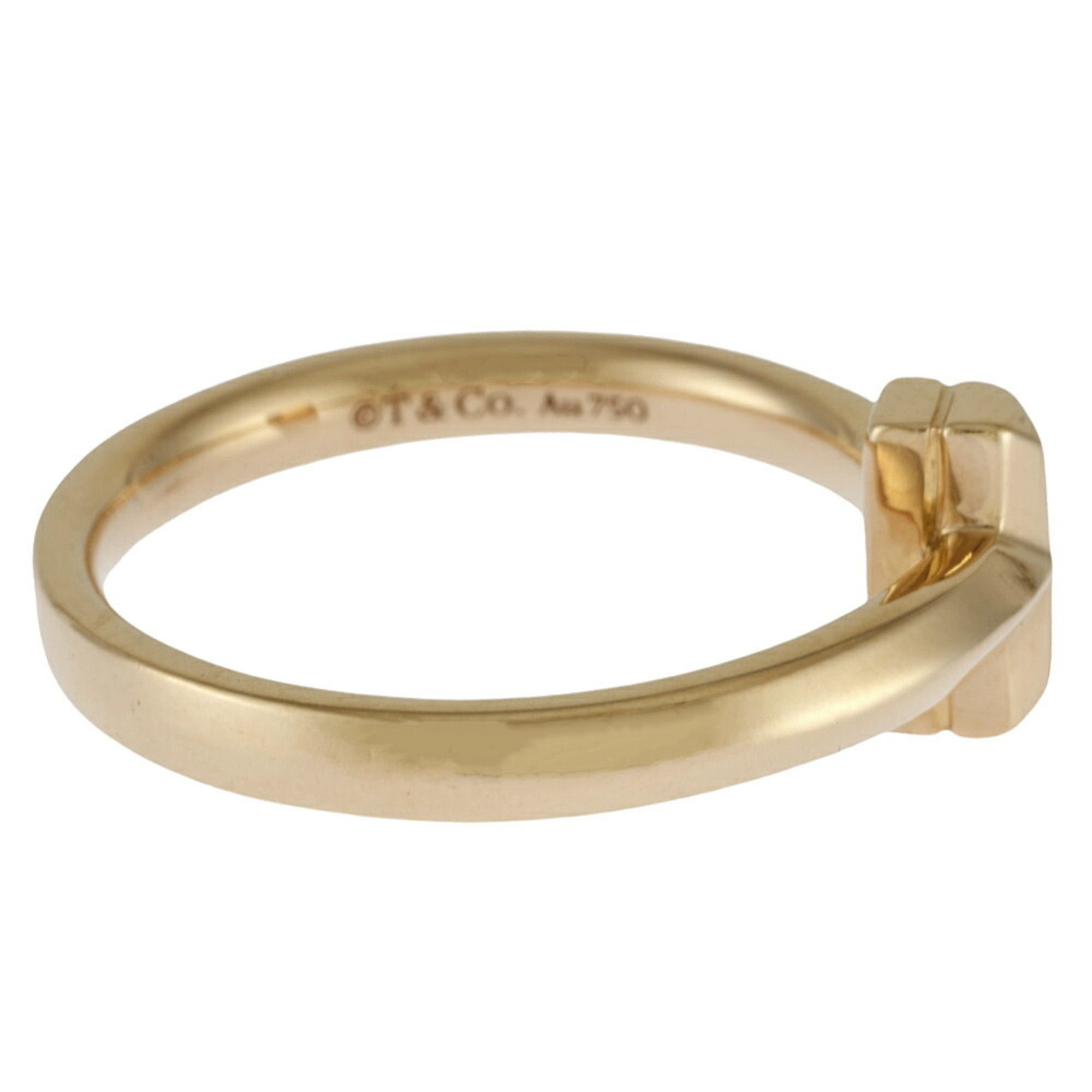 Tiffany TT One Ring, Tiffany, size 12, 18k gold, women's, TIFFANY & Co.