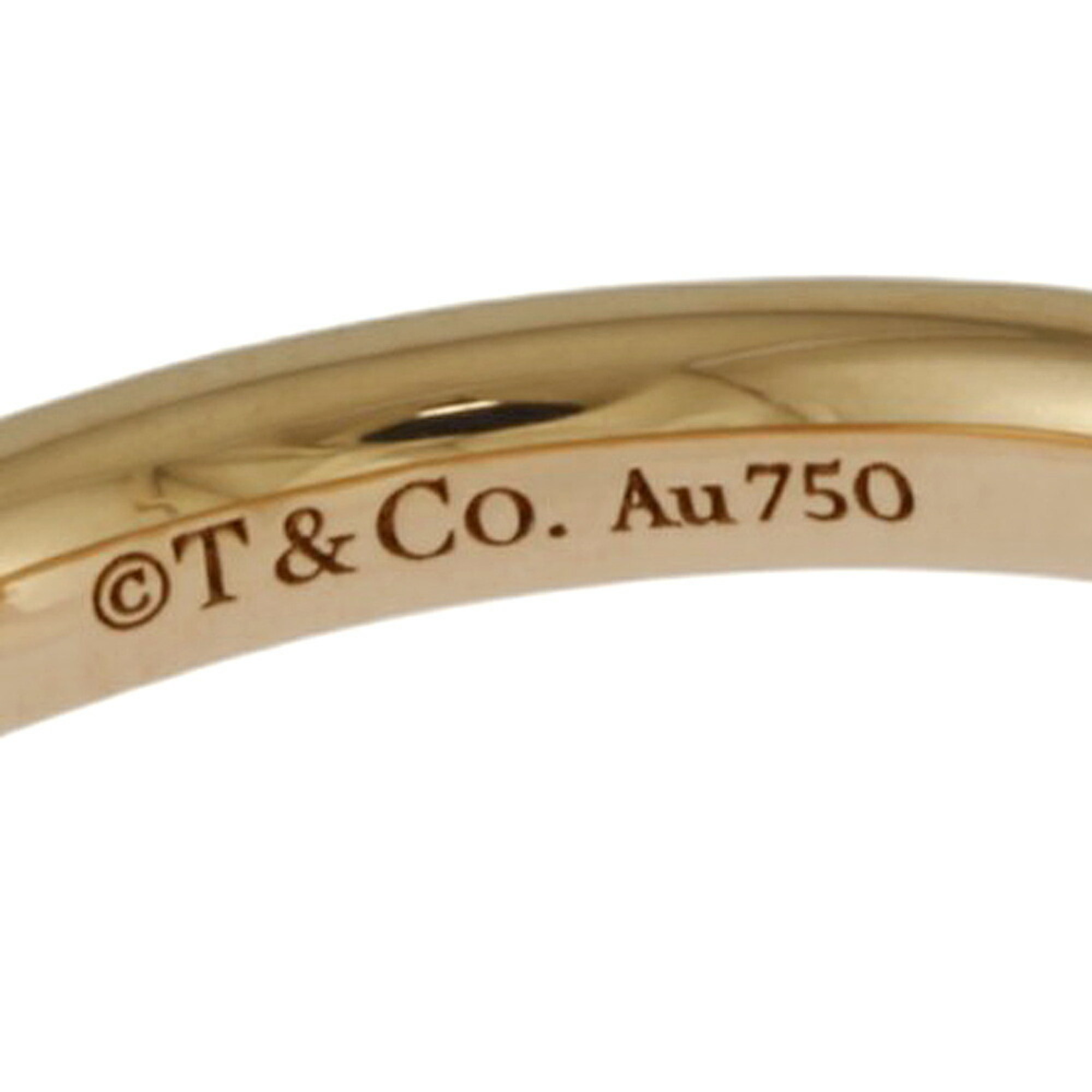 Tiffany TT One Ring, Tiffany, size 12, 18k gold, women's, TIFFANY & Co.