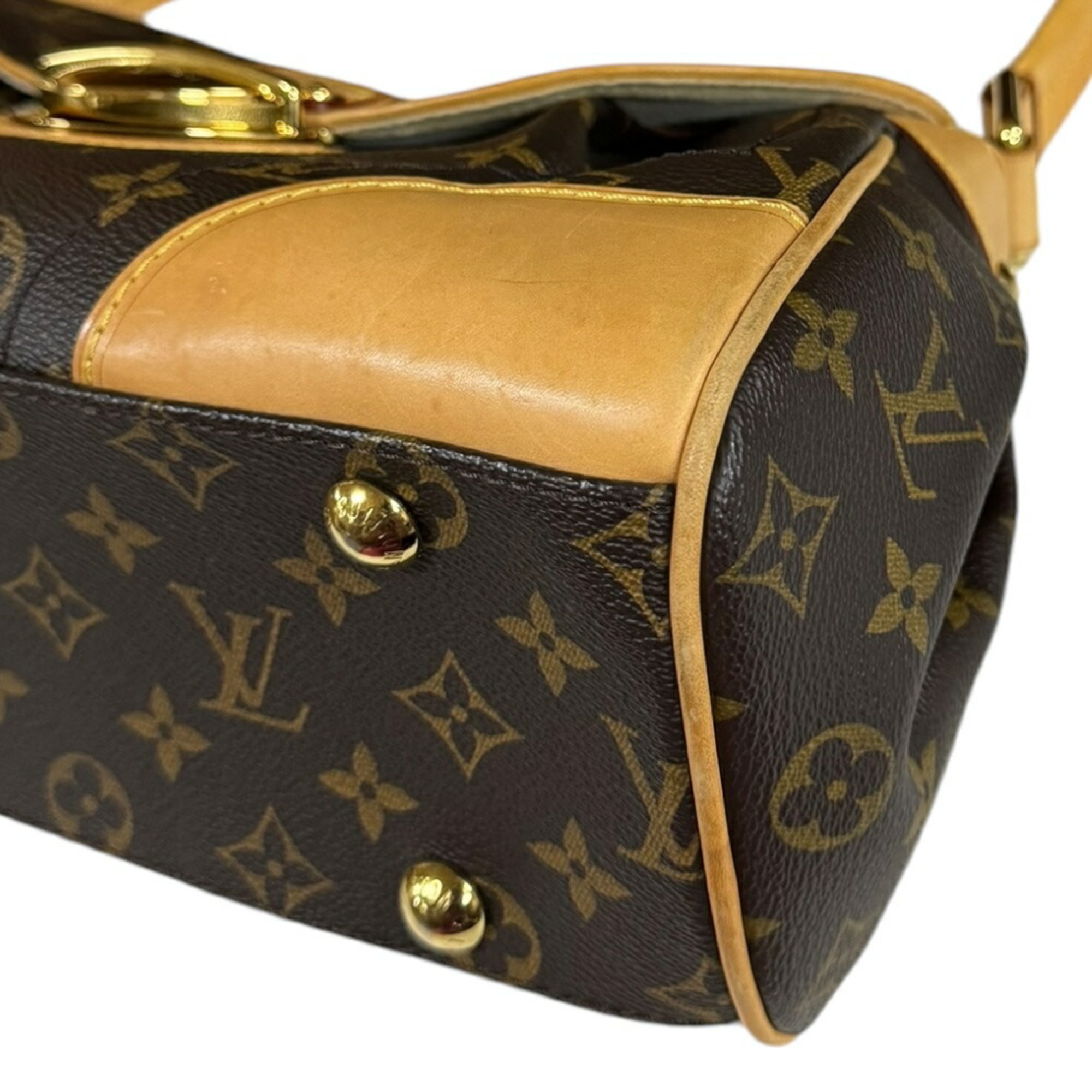 Louis Vuitton Beverly MM Monogram Shoulder Bag Canvas M40121 Brown Women's LOUIS VUITTON