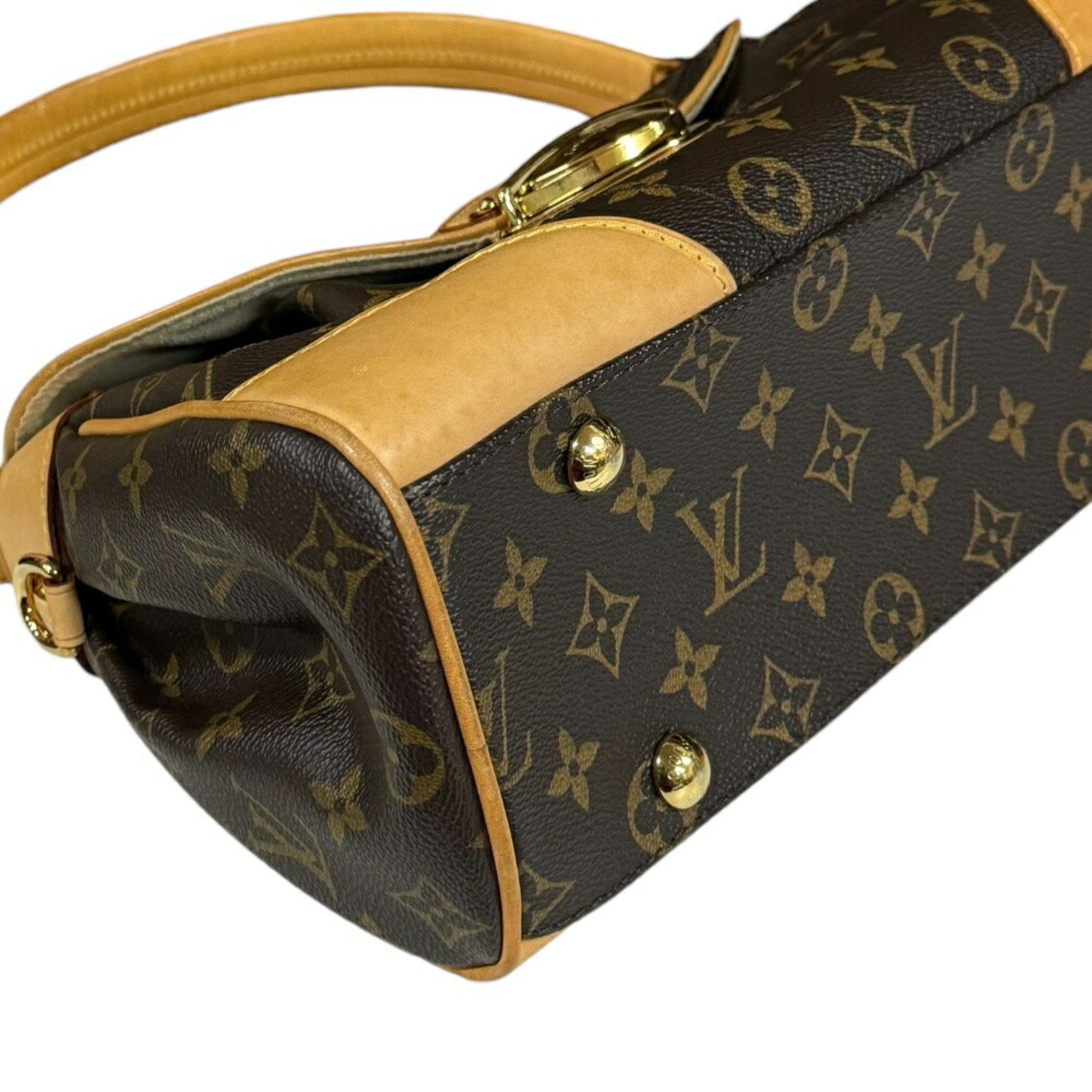 Louis Vuitton Beverly MM Monogram Shoulder Bag Canvas M40121 Brown Women's LOUIS VUITTON