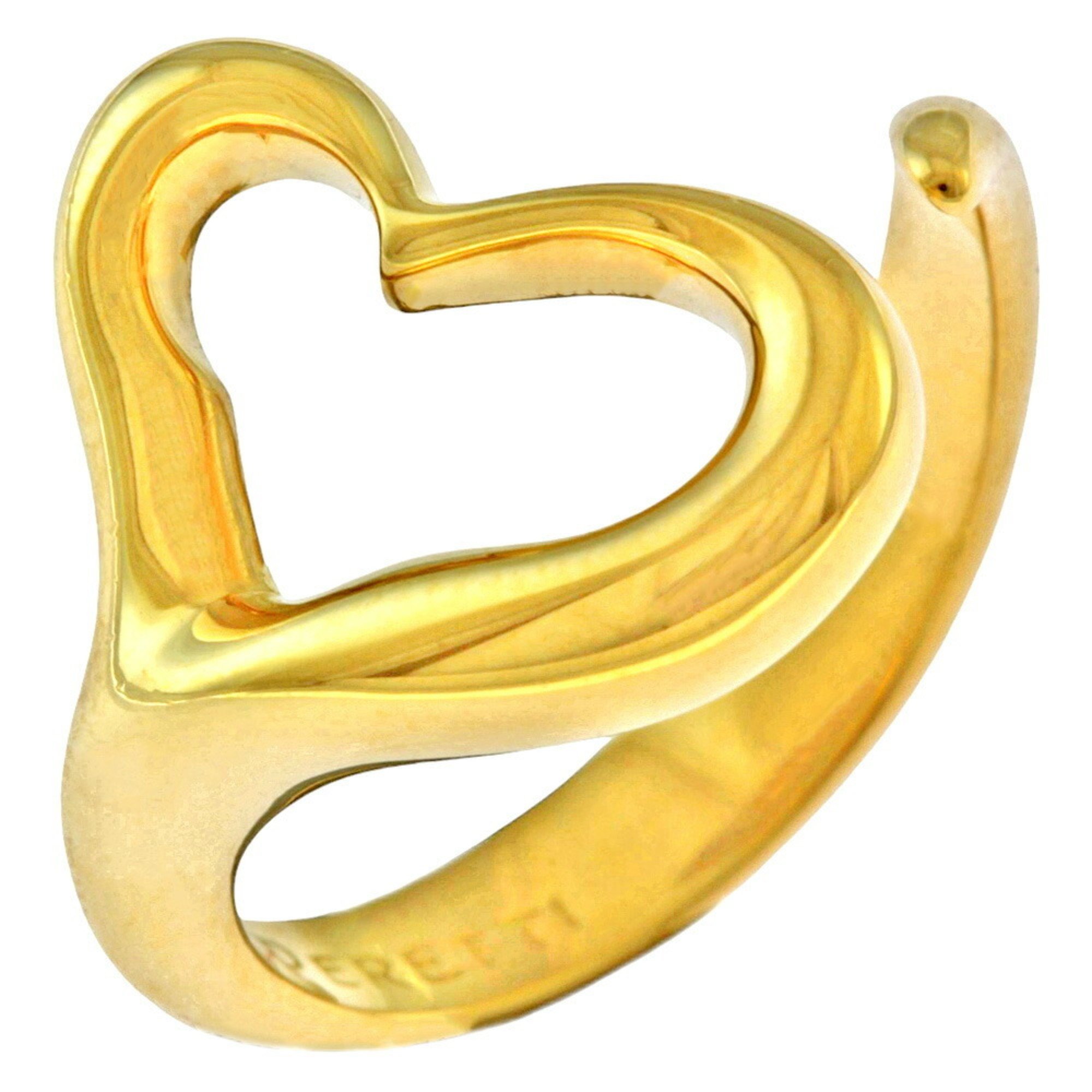 Tiffany Heart Ring, Tiffany, size 11, 18k gold, women's, TIFFANY&Co.