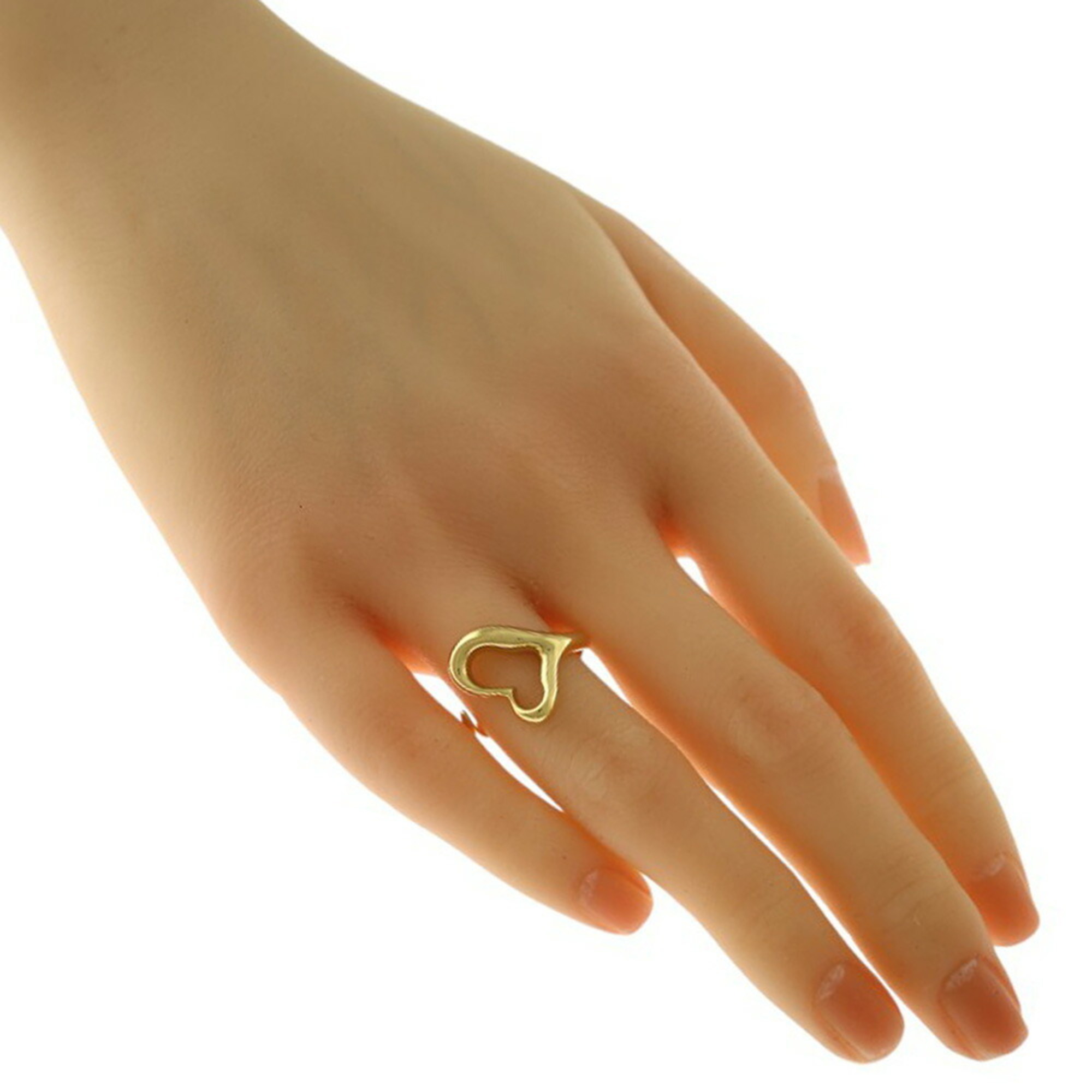 Tiffany Heart Ring, Tiffany, size 11, 18k gold, women's, TIFFANY&Co.