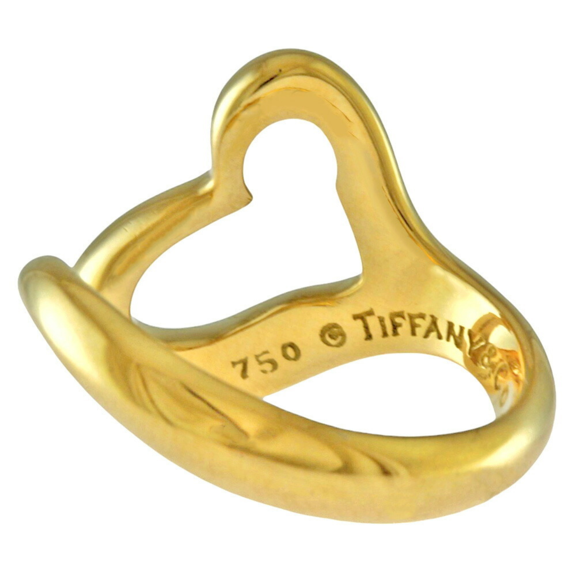 Tiffany Heart Ring, Tiffany, size 11, 18k gold, women's, TIFFANY&Co.