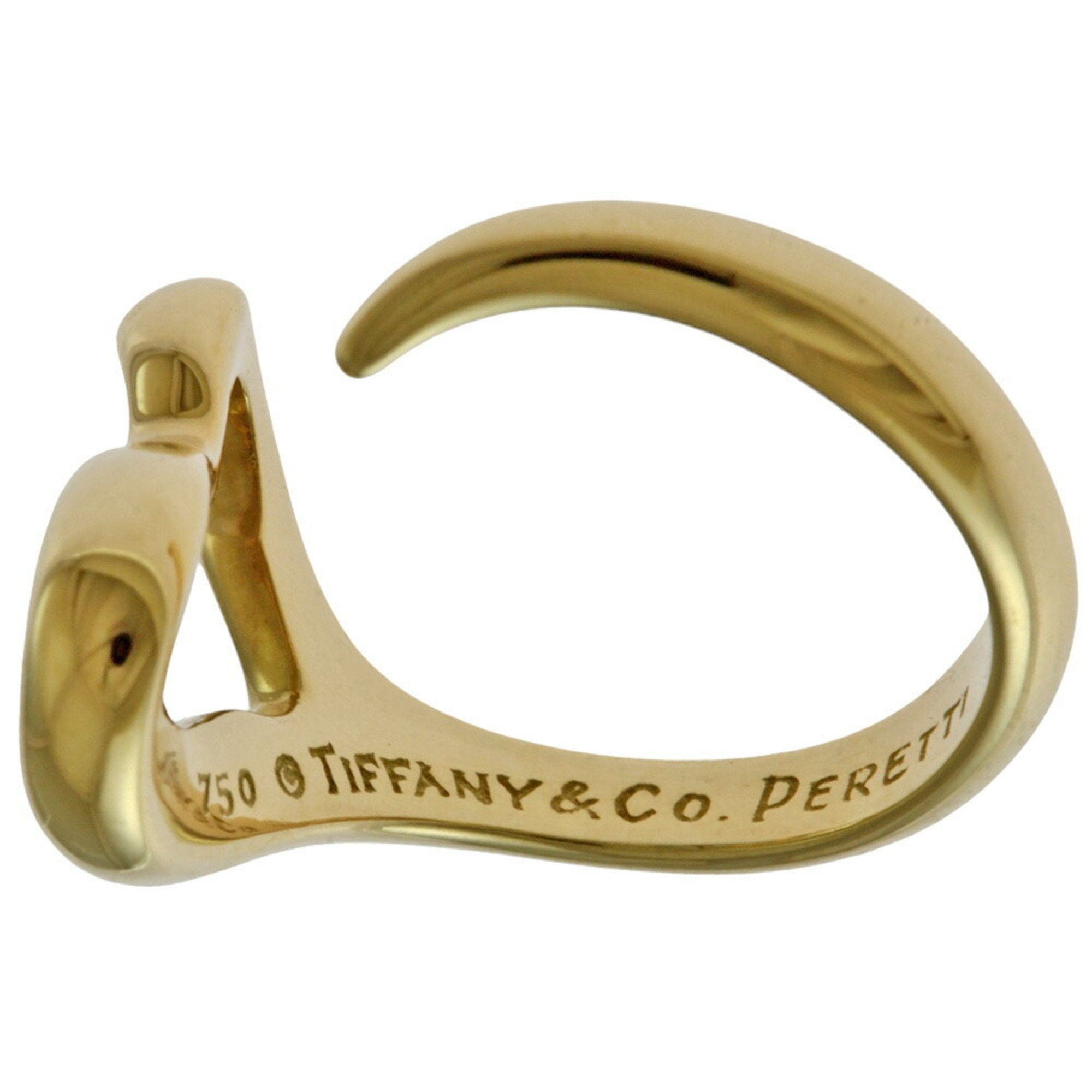 Tiffany Heart Ring, Tiffany, size 11, 18k gold, women's, TIFFANY&Co.