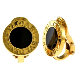 BVLGARI Earrings 18K Onyx Women's