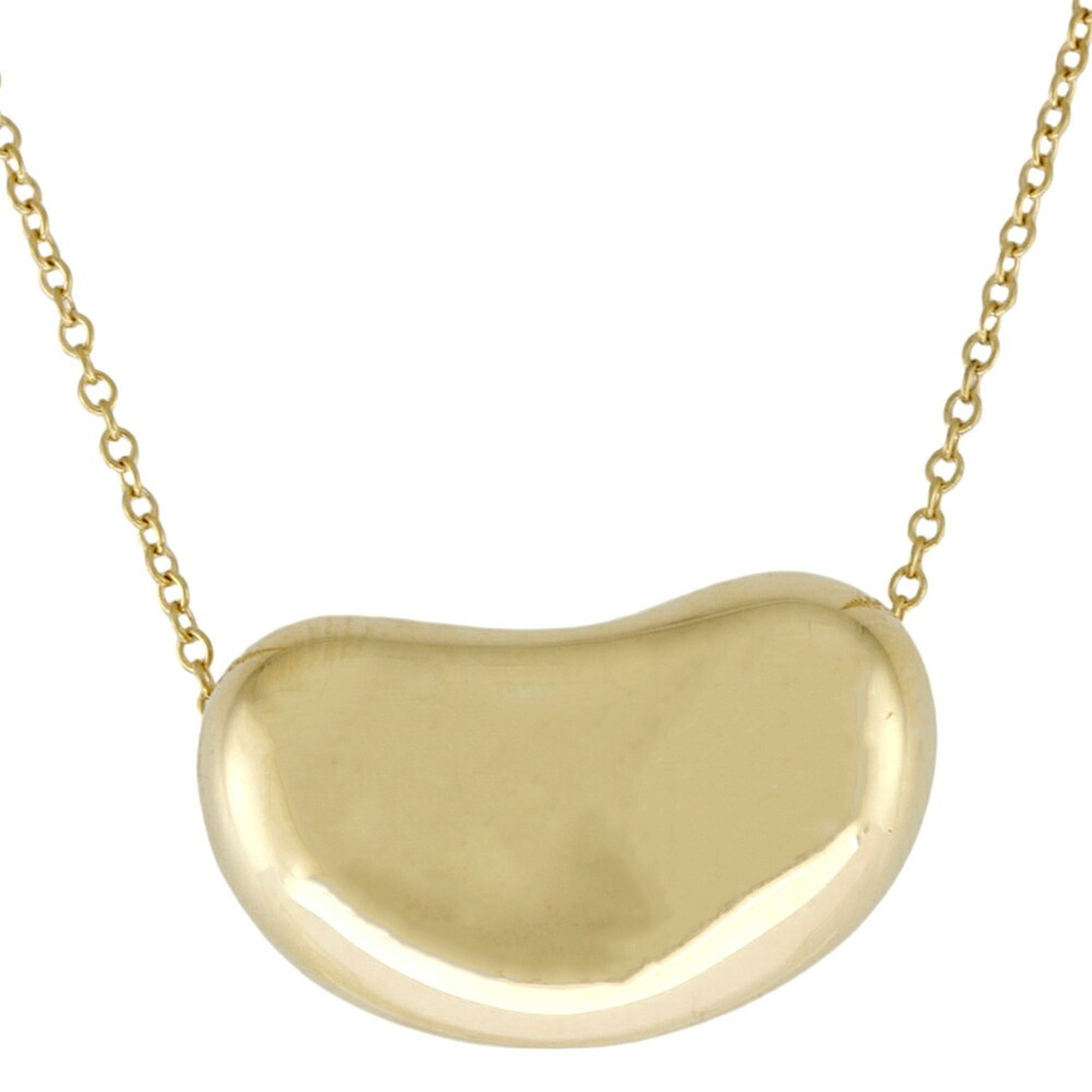 Tiffany Bean Necklace 18K Gold Women's TIFFANY&Co.