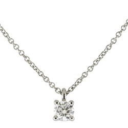 Tiffany solitaire necklace Pt950 platinum diamond ladies TIFFANY&Co.