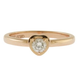 Cartier D'Amour Diamant Léger Ring, Size 7, 18K Gold, Diamond, Women's, CARTIER, Heart