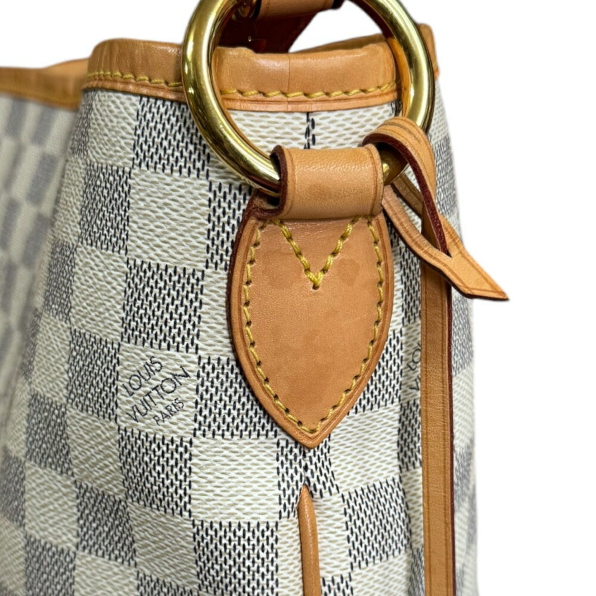 Louis Vuitton Delightful PM Damier Azur Shoulder Bag Canvas N41447 White Women's LOUIS VUITTON