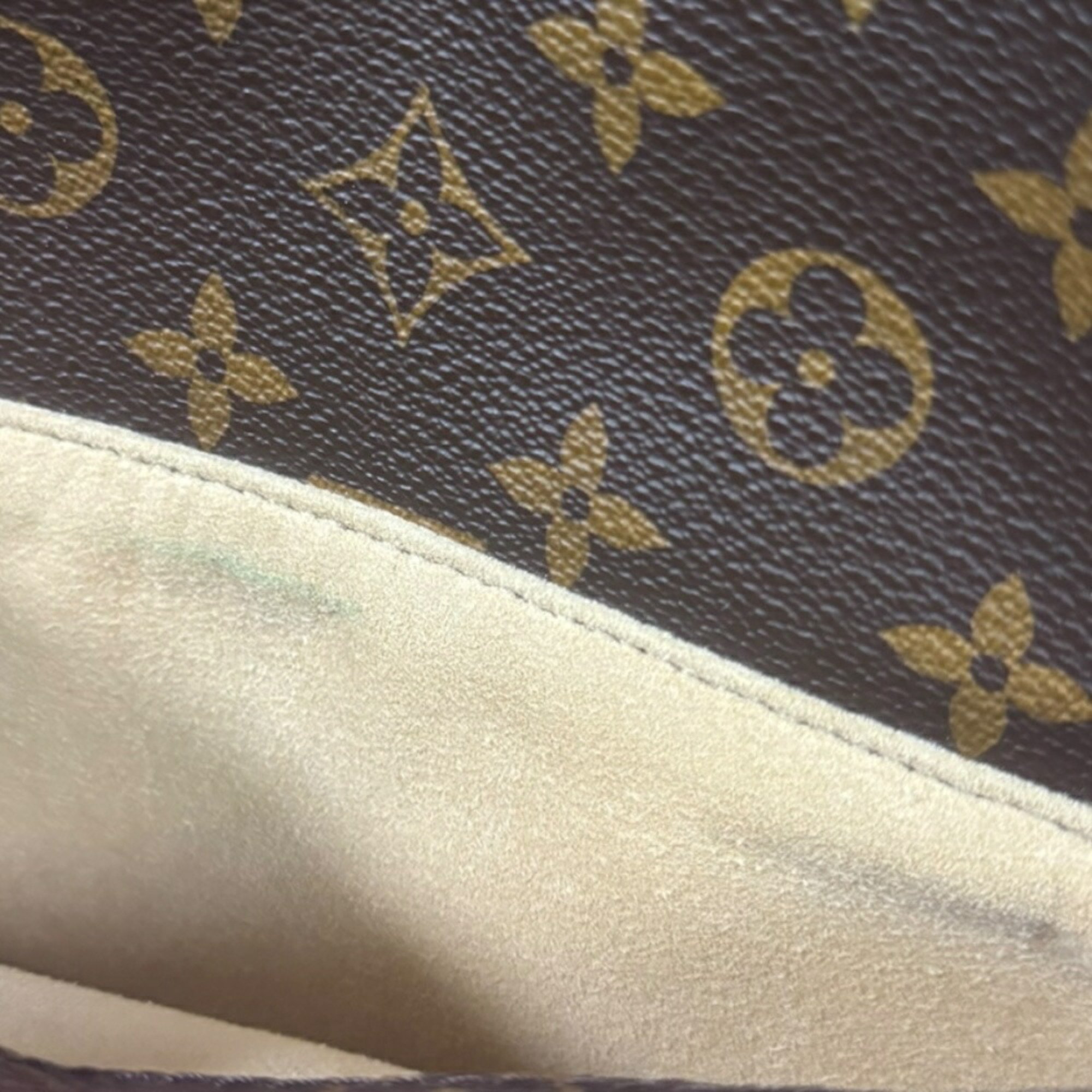 Louis Vuitton Beverly MM Monogram Shoulder Bag Canvas M40121 Brown Women's LOUIS VUITTON