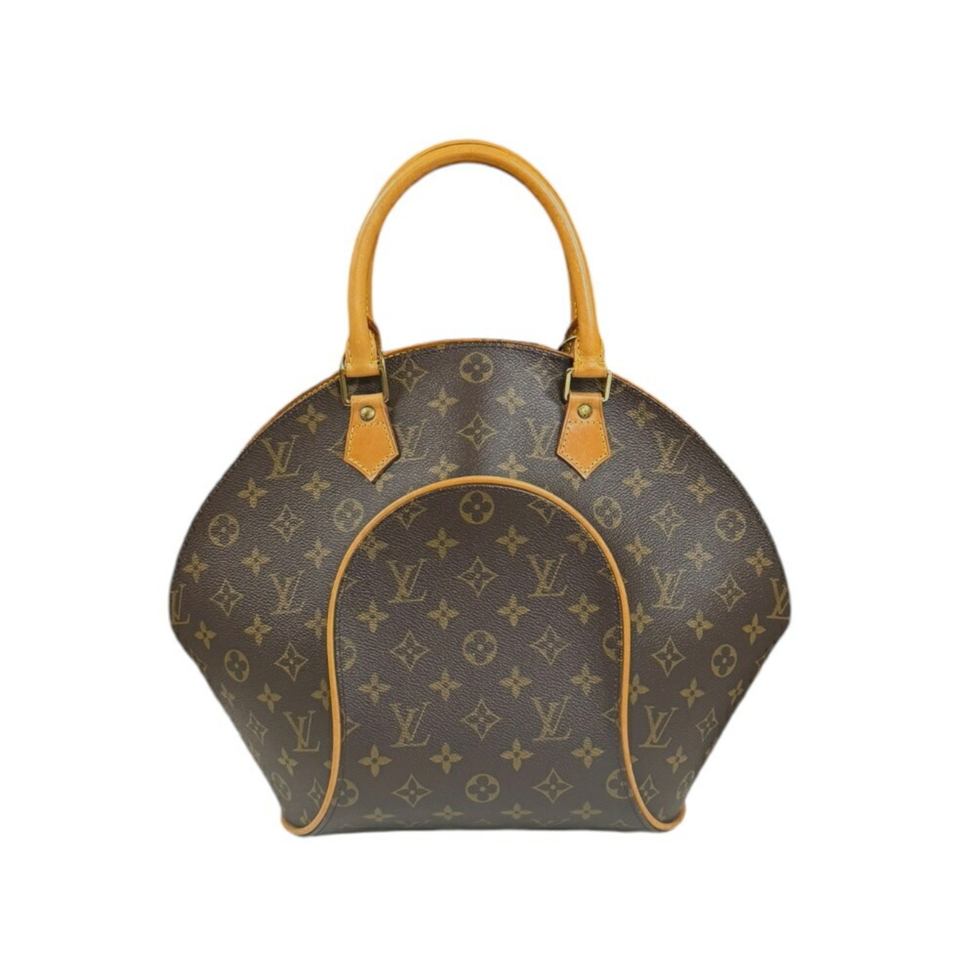 Louis Vuitton Ellipse MM Monogram Handbag Canvas M51126 Brown Women's LOUIS VUITTON