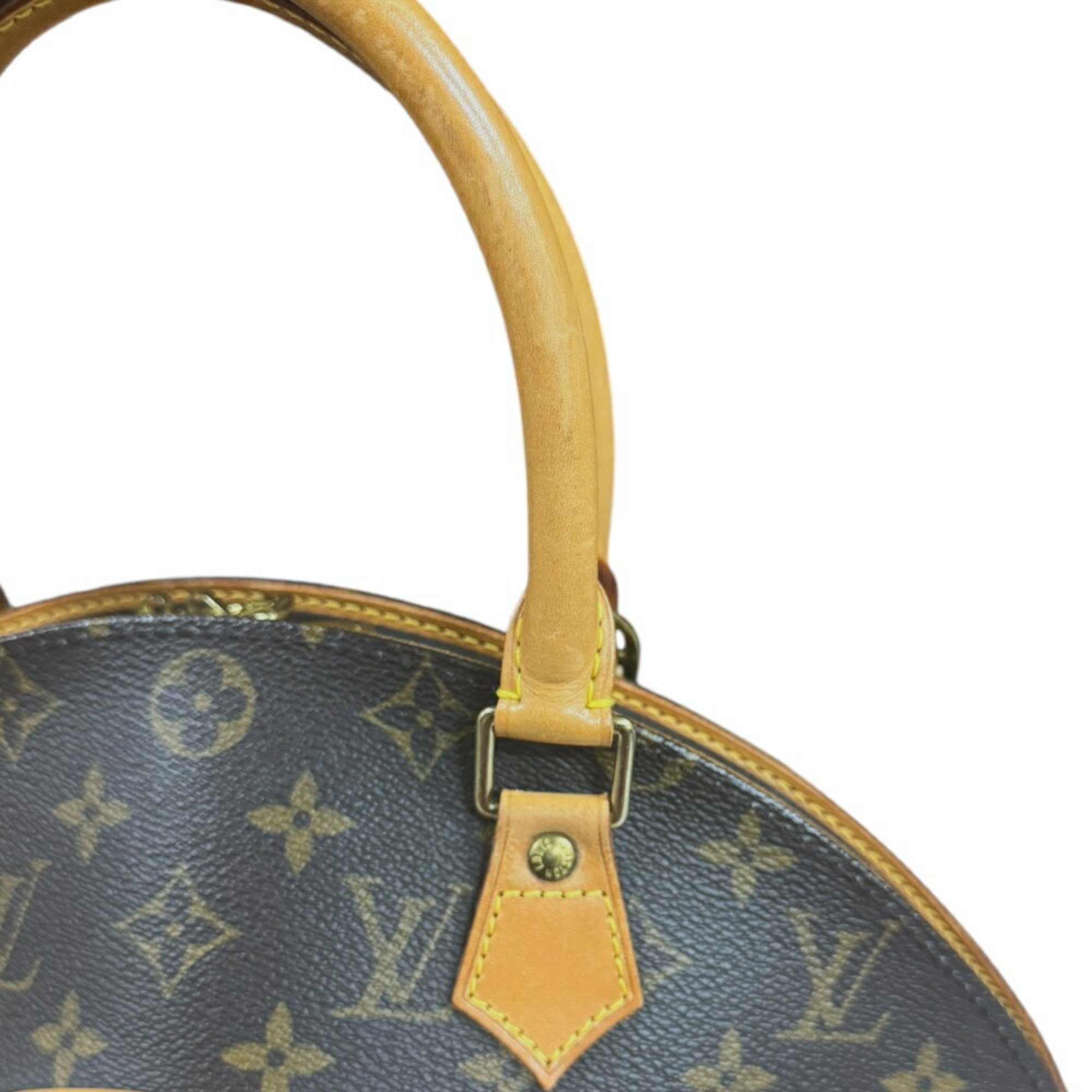 Louis Vuitton Ellipse MM Monogram Handbag Canvas M51126 Brown Women's LOUIS VUITTON