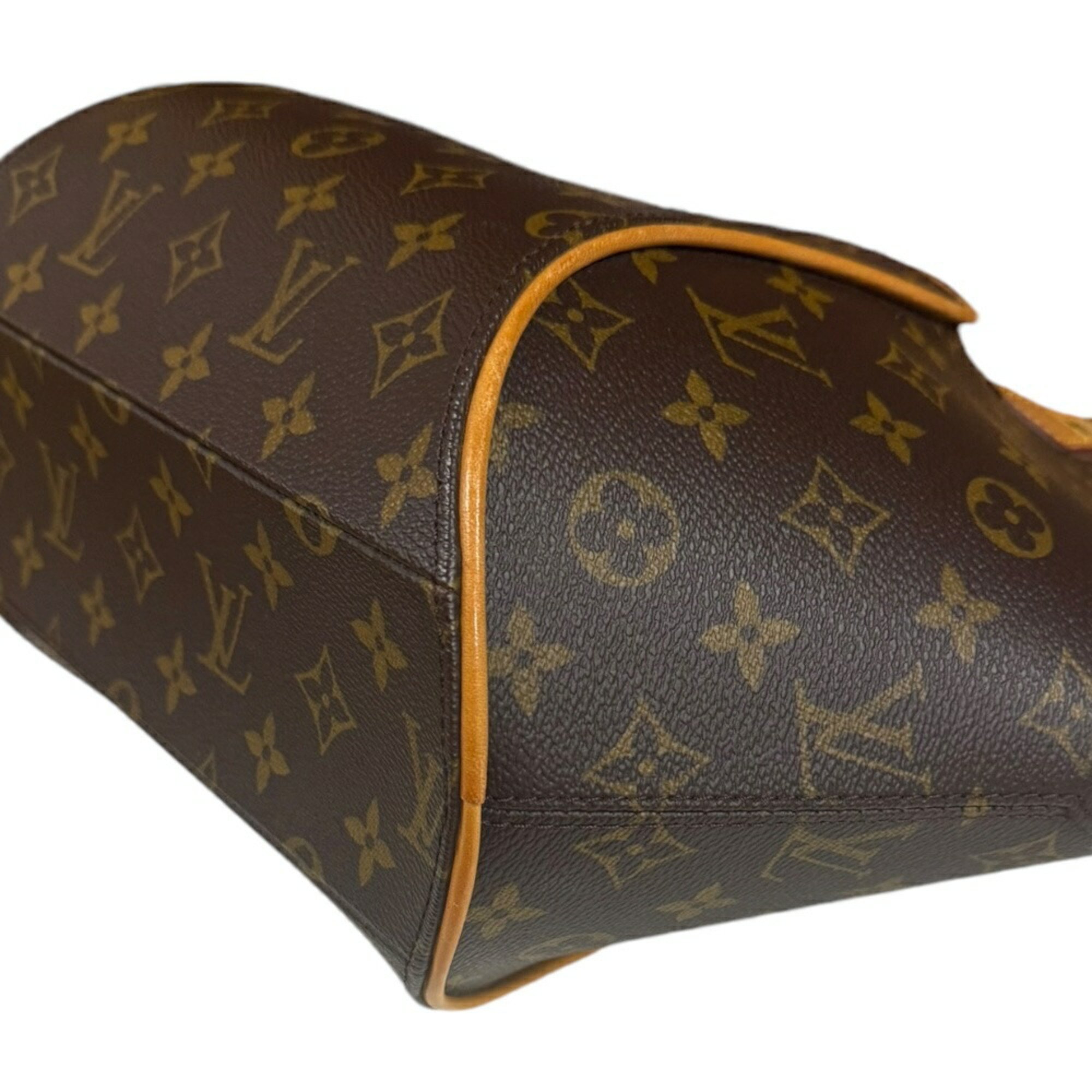 Louis Vuitton Ellipse MM Monogram Handbag Canvas M51126 Brown Women's LOUIS VUITTON