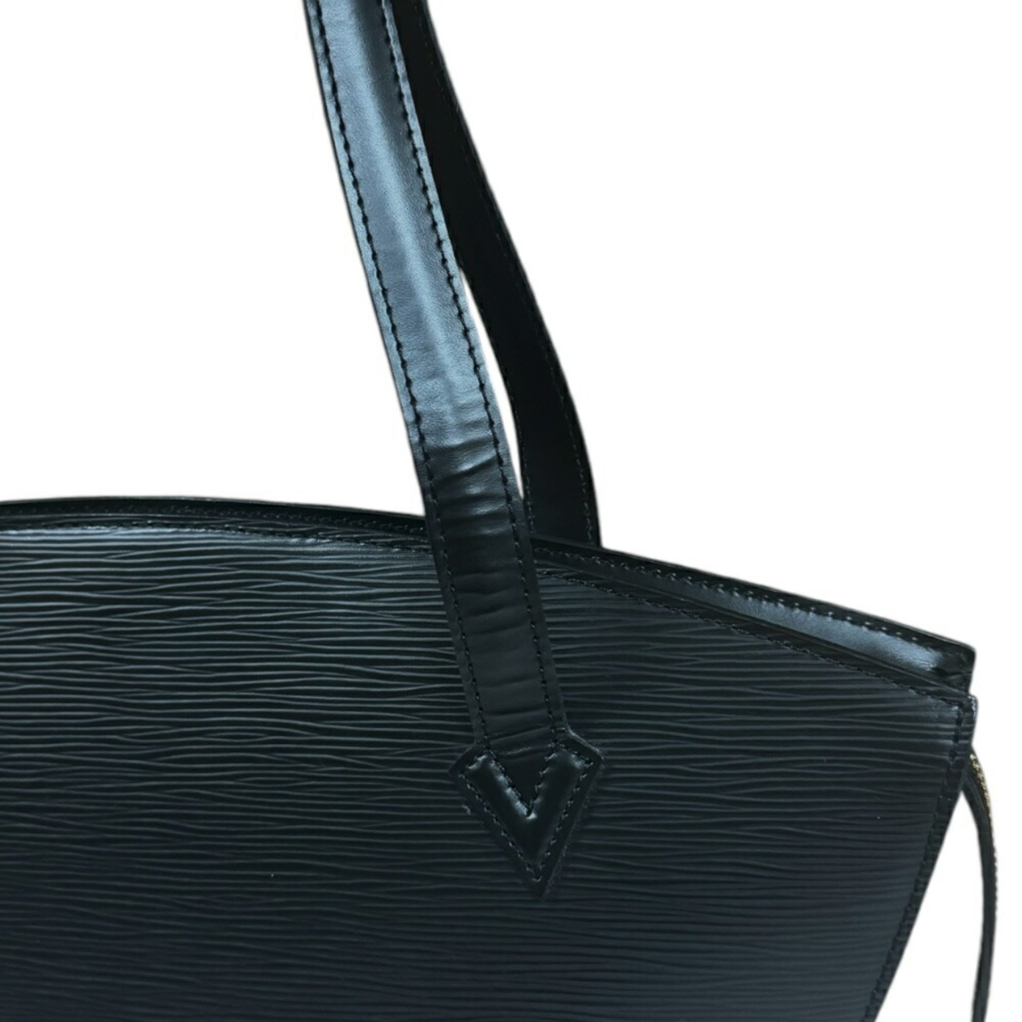 Louis Vuitton Saint Jacques Poigner Long Epi Shoulder Bag Leather M52332 Black Women's LOUIS VUITTON