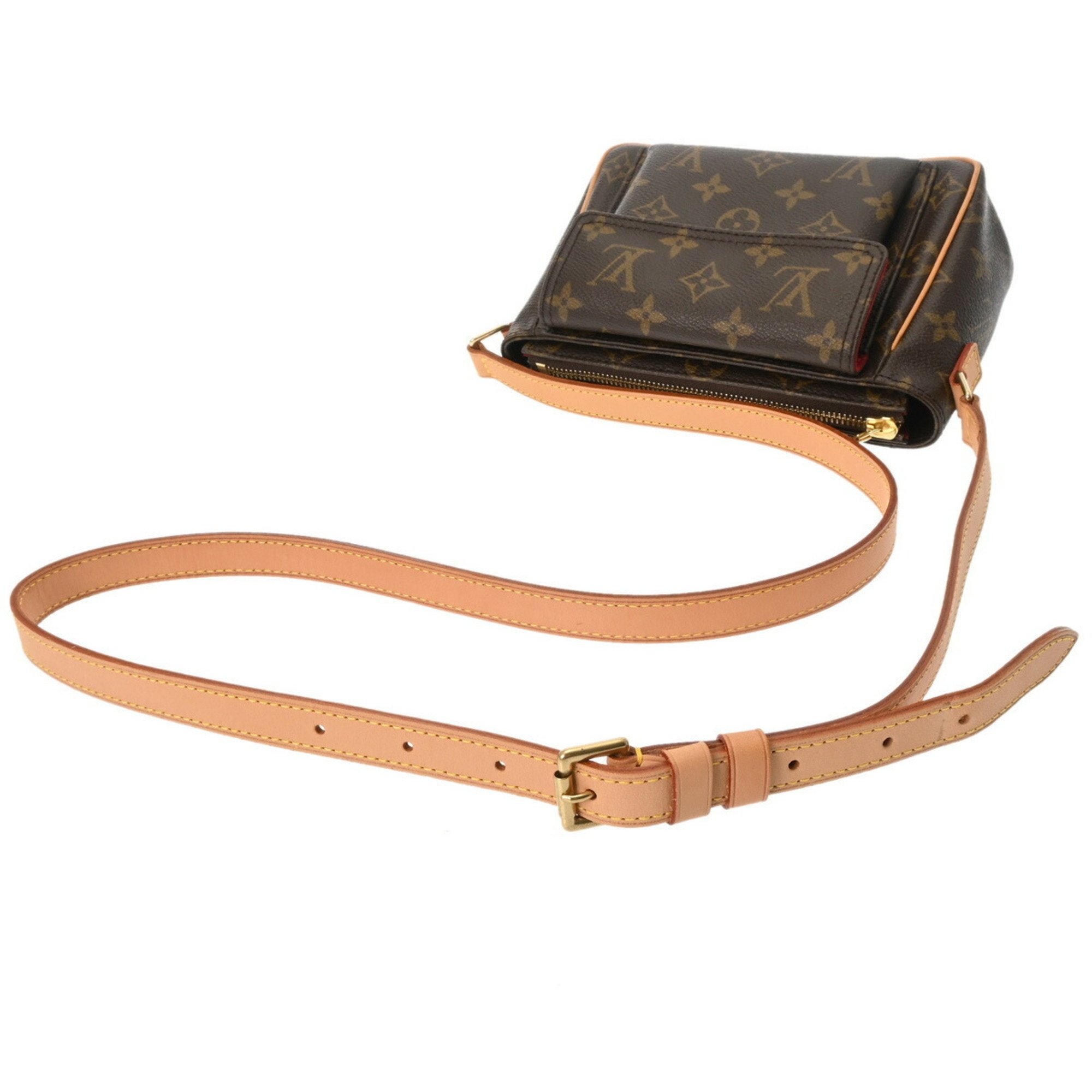 LOUIS VUITTON Louis Vuitton Monogram Vivacite PM Brown M51165 Women's Canvas Shoulder Bag