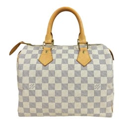 Louis Vuitton Speedy 25 Damier Azur Handbag Canvas N41534 White Women's LOUIS VUITTON