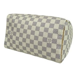 Louis Vuitton Speedy 25 Damier Azur Handbag Canvas N41534 White Women's LOUIS VUITTON