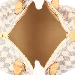 Louis Vuitton Speedy 25 Damier Azur Handbag Canvas N41534 White Women's LOUIS VUITTON