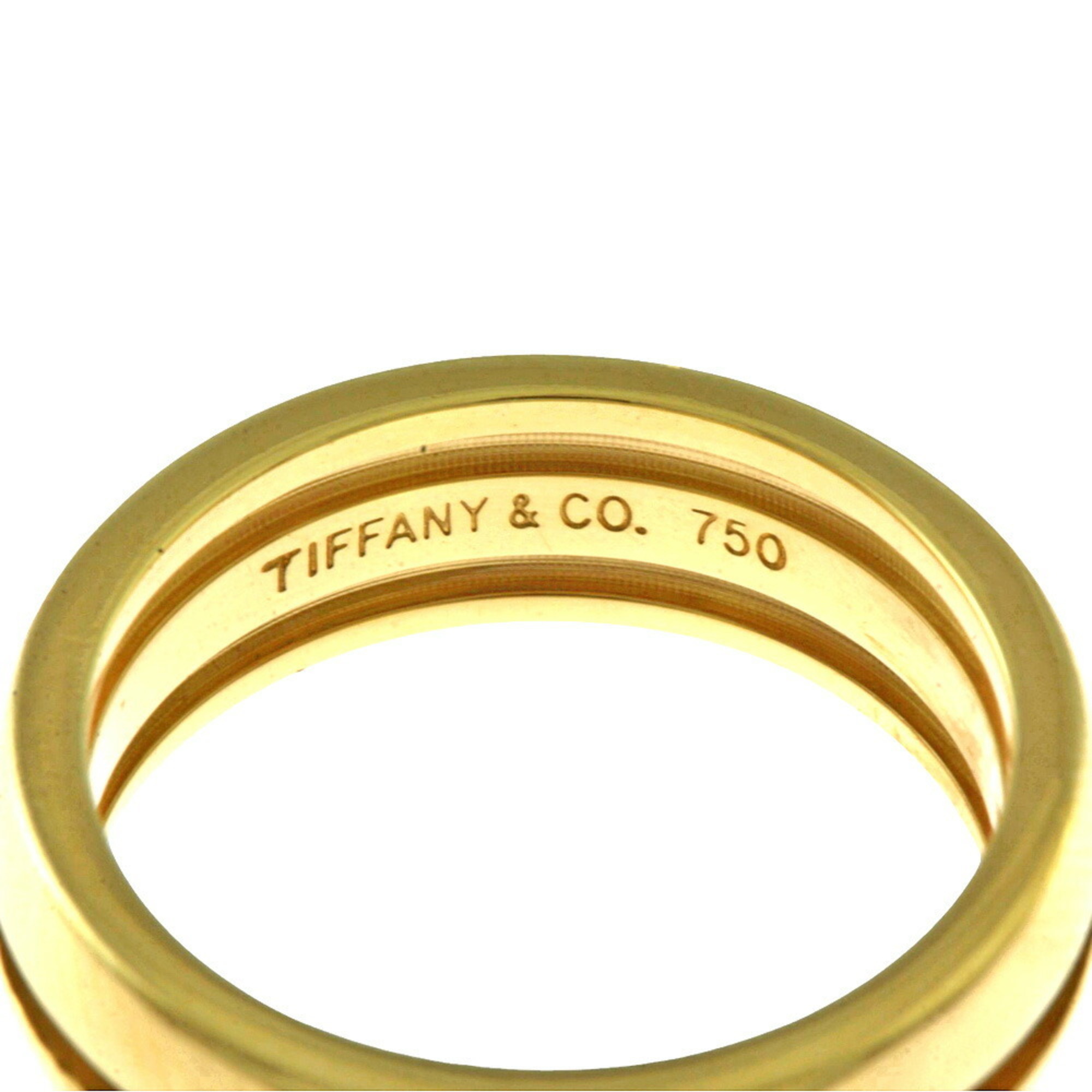 Tiffany Grooved Ring, Tiffany, size 11, 18k gold, women's, TIFFANY&Co.