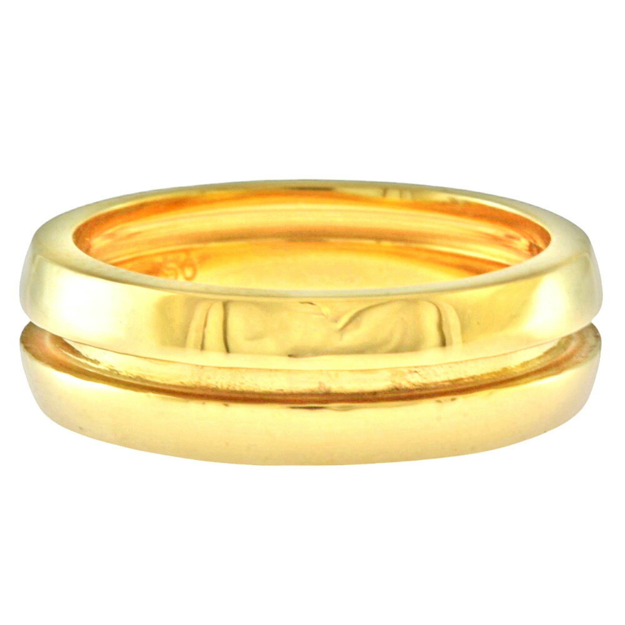 Tiffany Grooved Ring, Tiffany, size 11, 18k gold, women's, TIFFANY&Co.