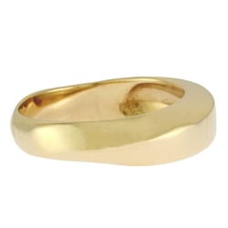 Tiffany knife edge ring, size 11.5, 18k gold, women's, TIFFANY&Co.