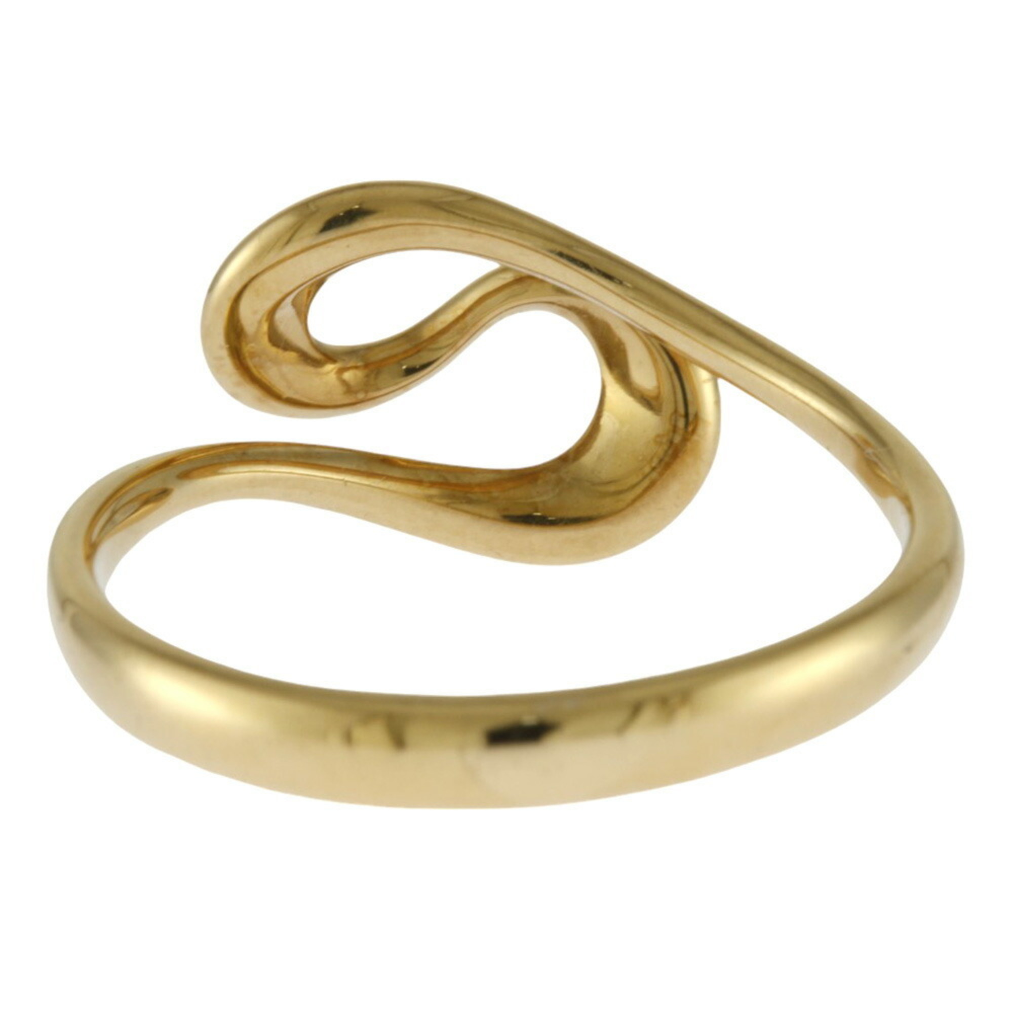 Tiffany Wave Ring, Tiffany, size 11.5, 18k gold, women's, TIFFANY&Co.