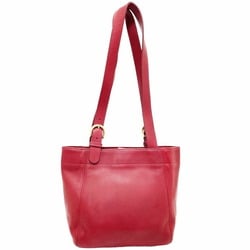 Coach Tote Bag Old Leather Red 4157 COACH Handbag Shoulder SW-9327