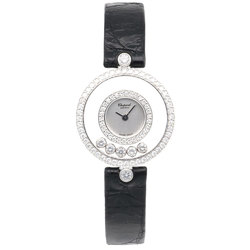 Chopard Happy Diamonds Watch 18K 4097 Quartz Ladies Diamond Bezel Moving Manufacturer Overhauled