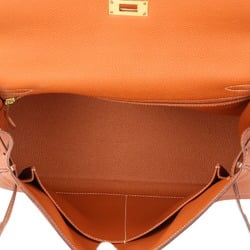 Hermes Kelly 32 Shoulder Bag Togo Brown Women's HERMES 2way