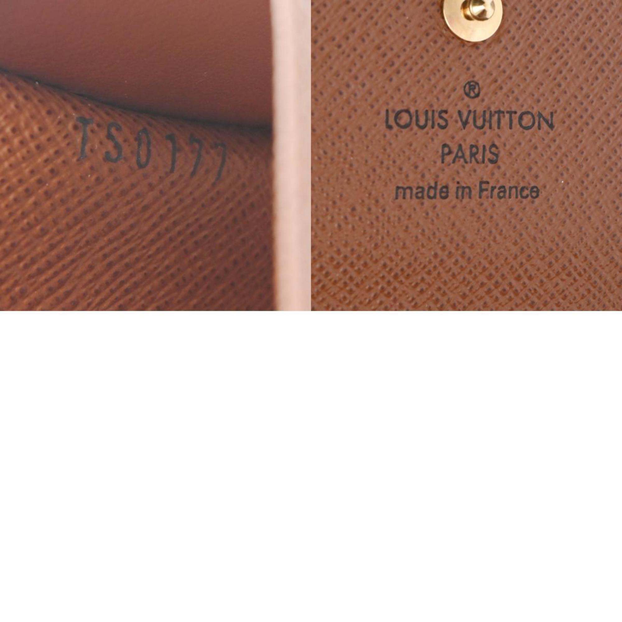 LOUIS VUITTON Louis Vuitton Monogram 6-Key Case Brown M62630 Women's Canvas Key