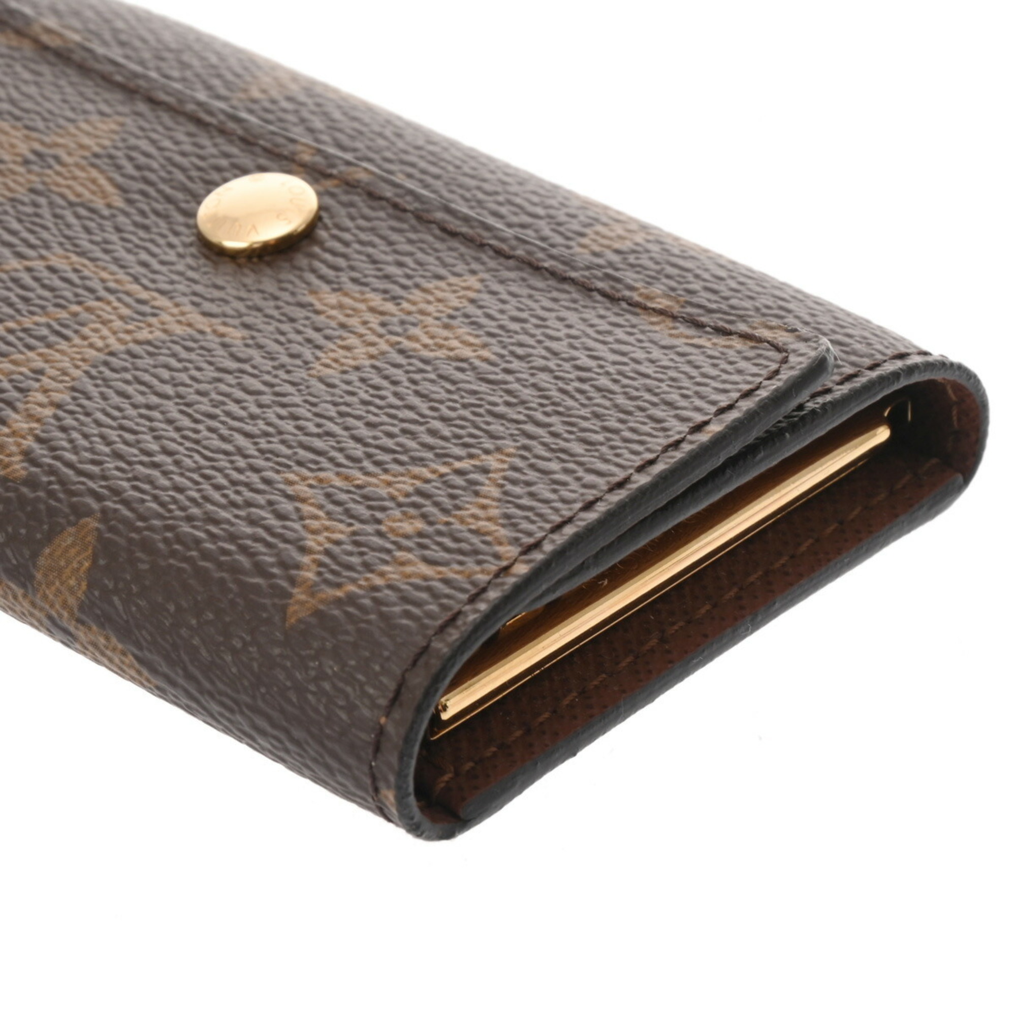 LOUIS VUITTON Louis Vuitton Monogram 6-Key Case Brown M62630 Women's Canvas Key