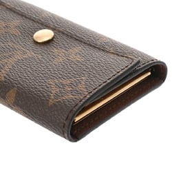 LOUIS VUITTON Louis Vuitton Monogram 6-Key Case Brown M62630 Women's Canvas Key