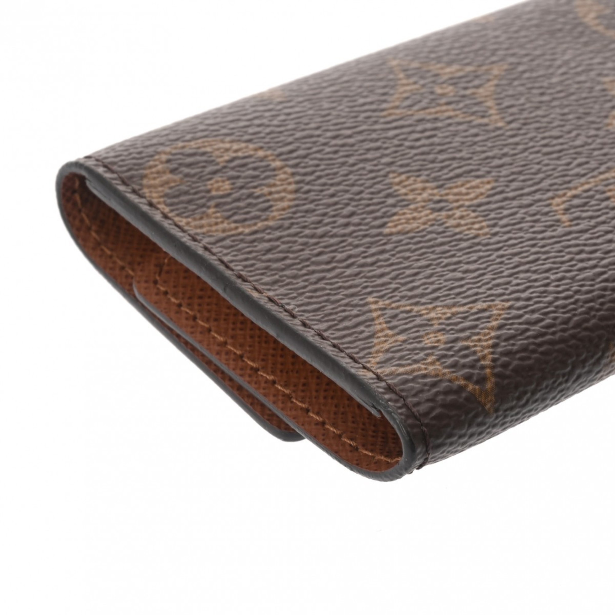 LOUIS VUITTON Louis Vuitton Monogram 6-Key Case Brown M62630 Women's Canvas Key