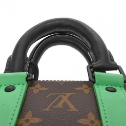 LOUIS VUITTON Louis Vuitton Macassar Keepall Bandouliere 25 Green M46249 Men's Monogram Canvas Handbag