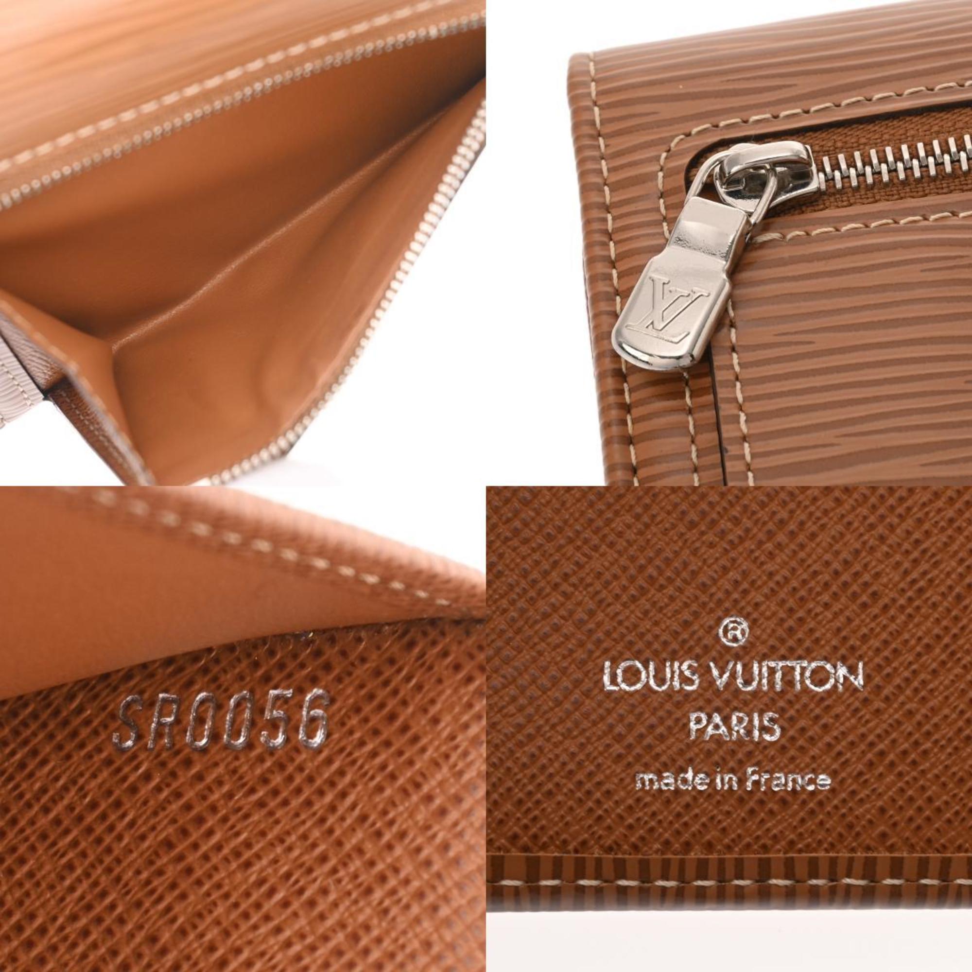 LOUIS VUITTON Epi Portefeuille Koala Canel M5801I Women's Leather Tri-fold Wallet