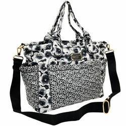 Marc by Marc Jacobs MARC BY JACOBS Bag Mother's Nylon Black M0004523 Flower Stitch Handbag Tote Shoulder MJ TT-13513