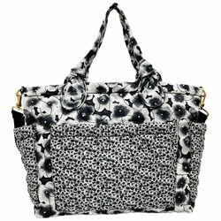 Marc by Marc Jacobs MARC BY JACOBS Bag Mother's Nylon Black M0004523 Flower Stitch Handbag Tote Shoulder MJ TT-13513