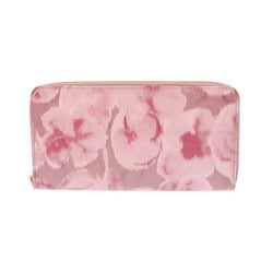 LOUIS VUITTON Louis Vuitton Vernis Ikat Flower Zippy Wallet Rose Velours M90020 Women's Monogram Long