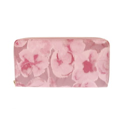 LOUIS VUITTON Louis Vuitton Vernis Ikat Flower Zippy Wallet Rose Velours M90020 Women's Monogram Long