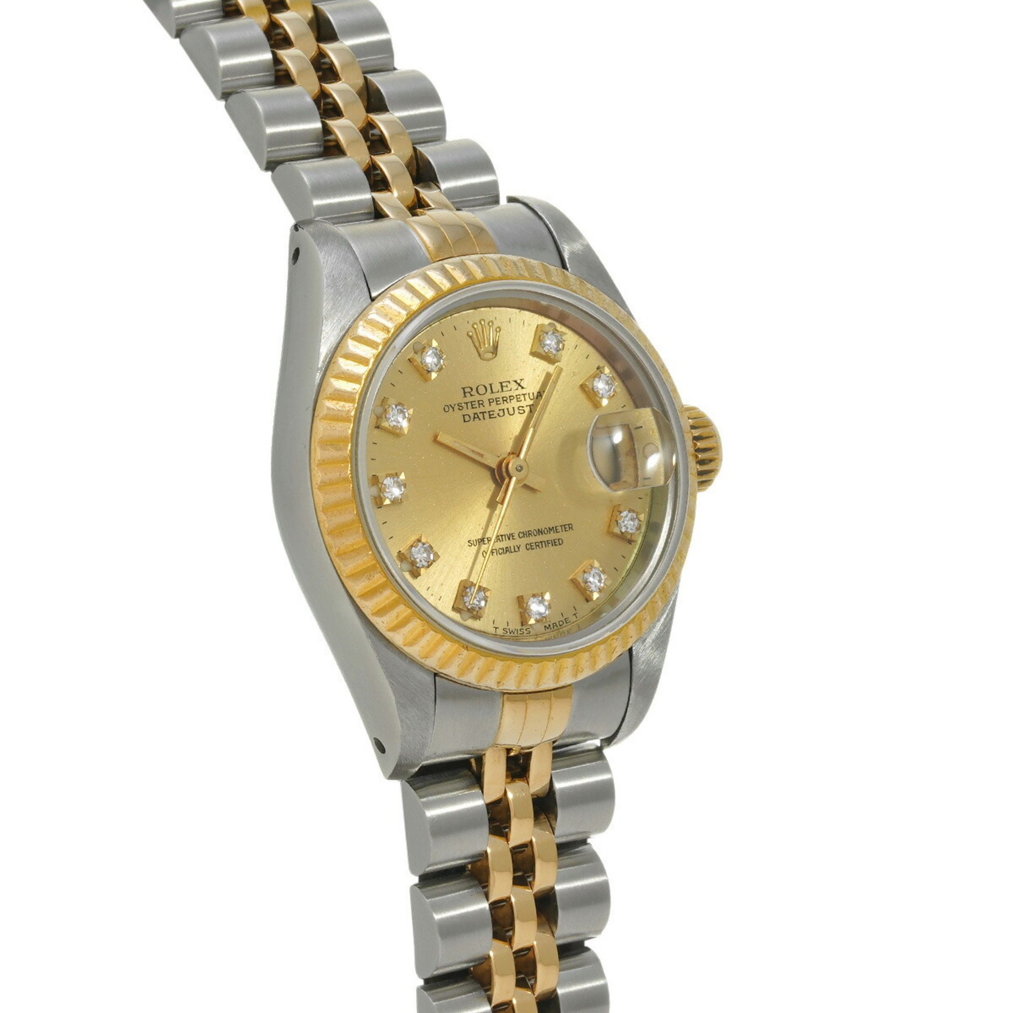 ROLEX Rolex Datejust 10P Diamond 69173G Ladies Watch Automatic