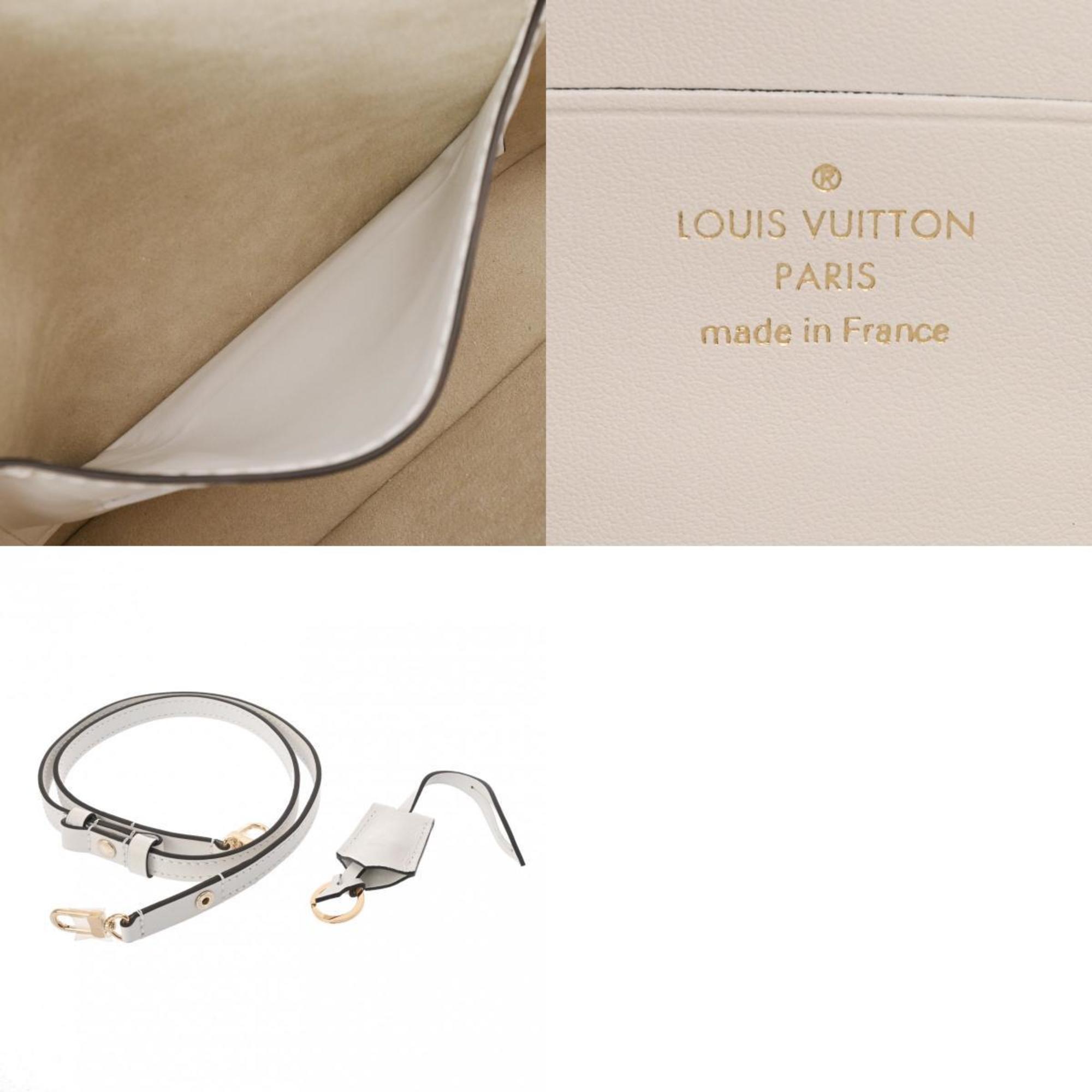 LOUIS VUITTON Louis Vuitton Wallet on Chain Ivy White M11299 Women's Leather