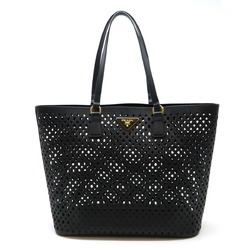 PRADA Prada Punching Tote Bag Shoulder NERO Black