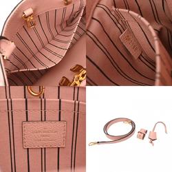 LOUIS VUITTON Louis Vuitton Monogram Empreinte Montaigne BB Rose Poudre M44123 Women's Leather Handbag