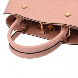 LOUIS VUITTON Louis Vuitton Monogram Empreinte Montaigne BB Rose Poudre M44123 Women's Leather Handbag