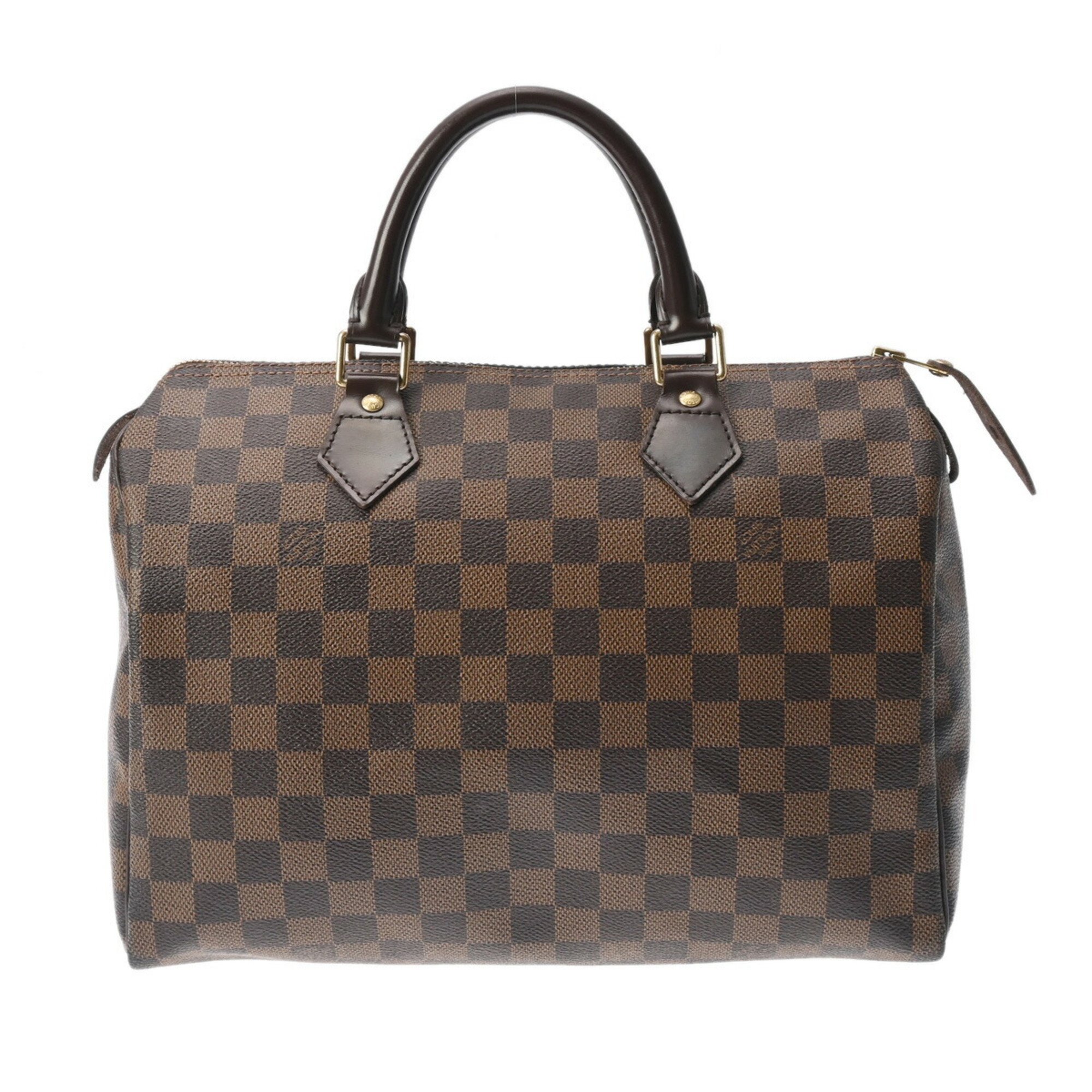 LOUIS VUITTON Damier Speedy 30 Brown N41531 Unisex Canvas Handbag